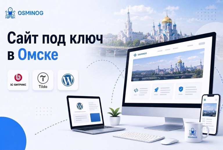 Сайт под ключ в Омске: цена и как выбрать платформу — WordPress или 1С-Битрикс