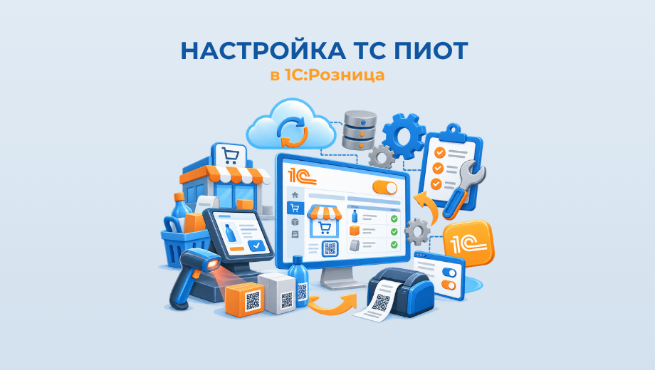 Настройка ТС ПИоТ в 1С:Розница