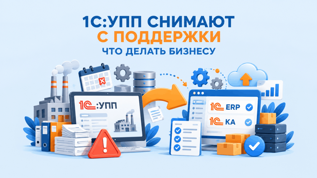 1С:УПП снимают с поддержки: что делать бизнесу